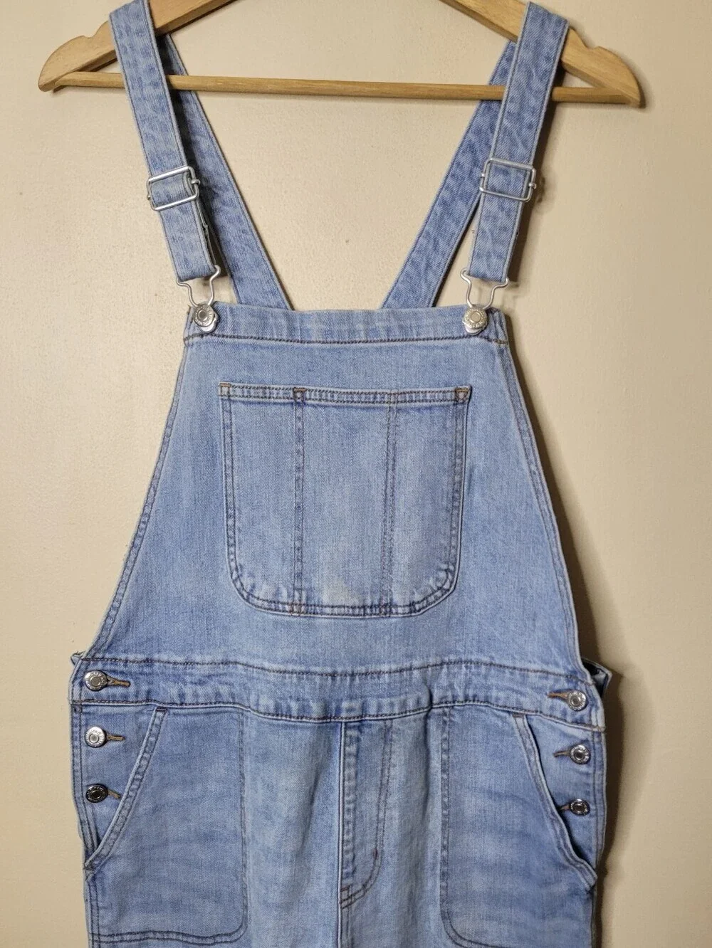 Old Navy O.G. Straight Leg Jean Overalls - Picture 4 of 9